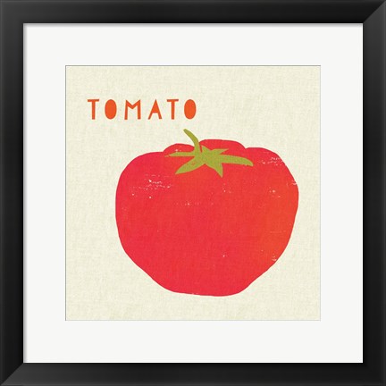 Framed Summer Vegetable II Print