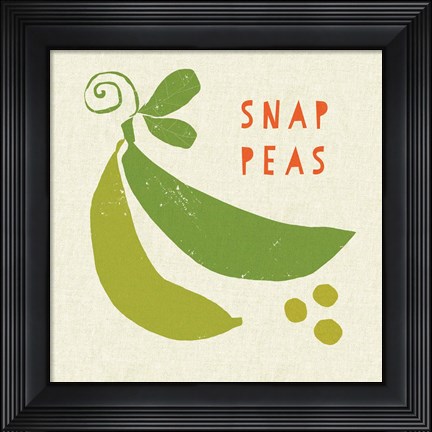 Framed Summer Vegetable III Print