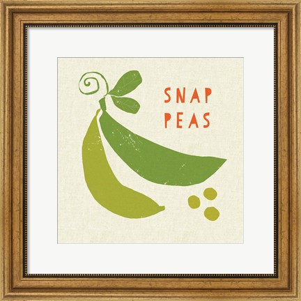 Framed Summer Vegetable III Print