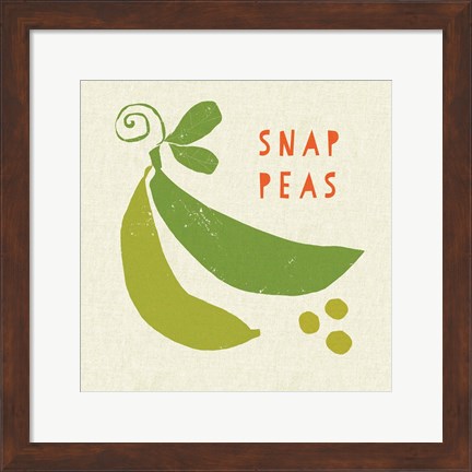 Framed Summer Vegetable III Print