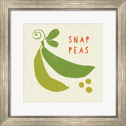 Framed Summer Vegetable III Print