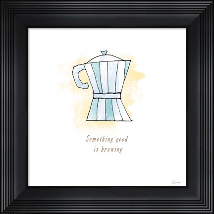 Framed Good Brew I Print