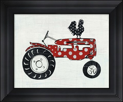 Framed Modern Americana Farm V Print