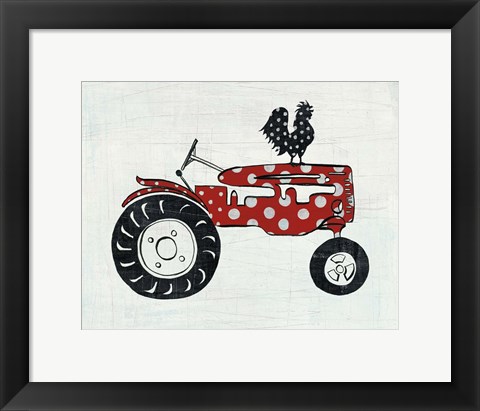 Framed Modern Americana Farm V Print