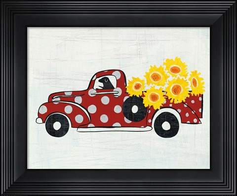 Framed Modern Americana Farm VI Print