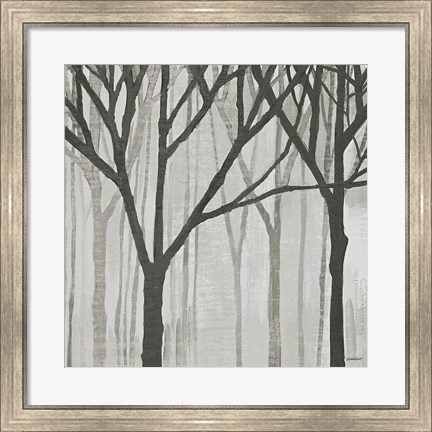 Framed Spring Trees Greystone III Print