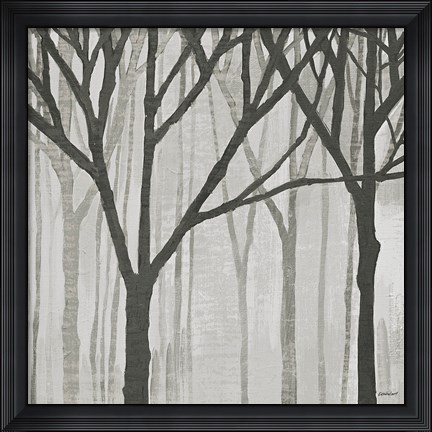 Framed Spring Trees Greystone III Print