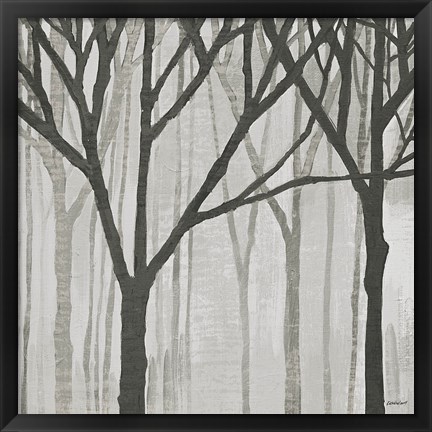 Framed Spring Trees Greystone III Print