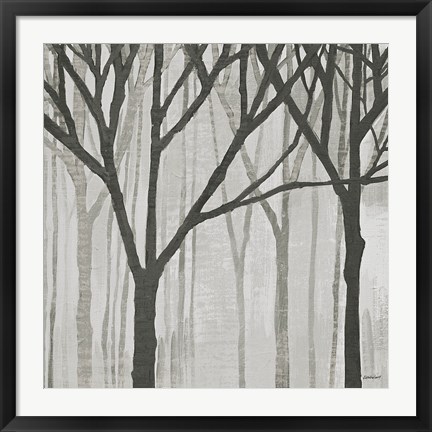 Framed Spring Trees Greystone III Print