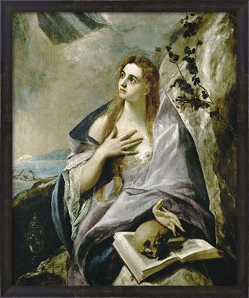 Framed Penitent Magdalen, c. 1576-1578 Print