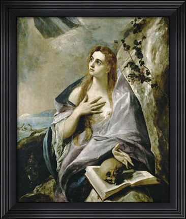 Framed Penitent Magdalen, c. 1576-1578 Print