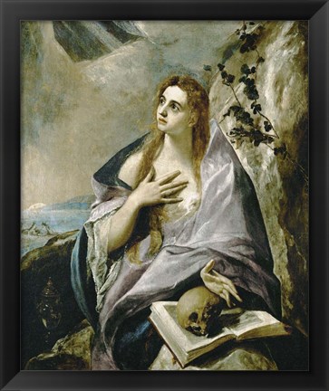 Framed Penitent Magdalen, c. 1576-1578 Print