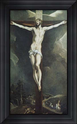 Framed Crucifixion Print