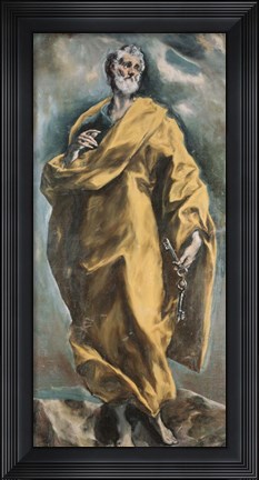 Framed Saint Peter Print
