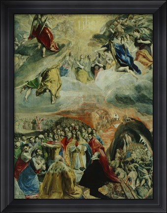 Framed Dream of Phillip II Print