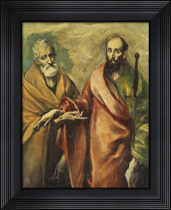 Framed Saints Peter and Paul Print
