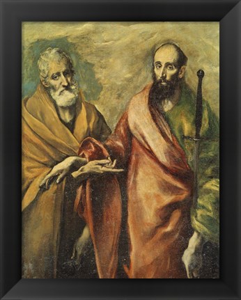 Framed Saints Peter and Paul Print