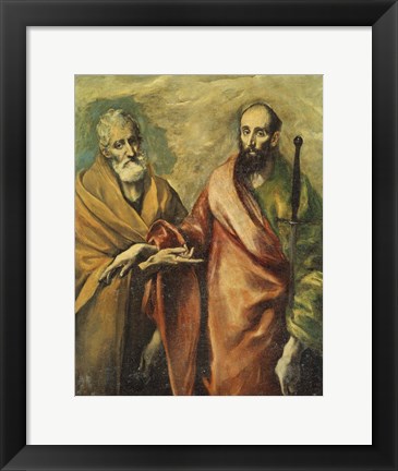 Framed Saints Peter and Paul Print