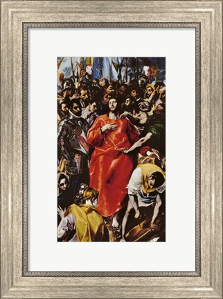 Framed Despoiling of Christ Print