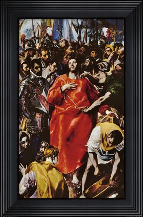 Framed Despoiling of Christ Print