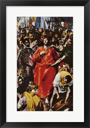 Framed Despoiling of Christ Print