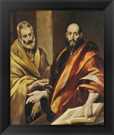 Framed Saints Peter and Paul Print