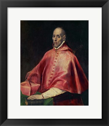 Framed Cardinal Juan de Tavera (d1545), founder of the Tavera Hospital Print