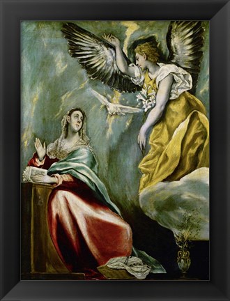 Framed Annunciation c. 1600 Print