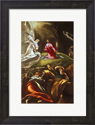 Framed Christ&#39;s Agony in the Garden Print