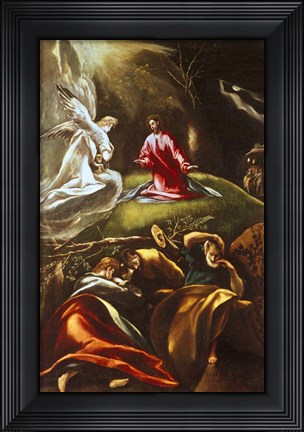 Framed Christ&#39;s Agony in the Garden Print