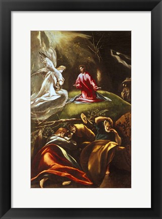 Framed Christ&#39;s Agony in the Garden Print