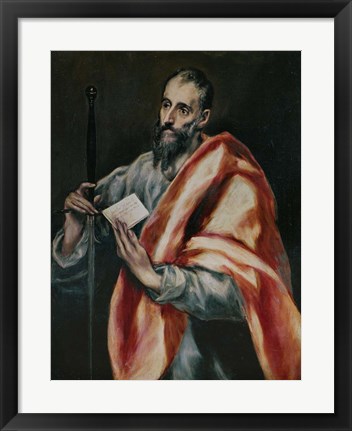 Framed Saint Paul, the Apostle Print