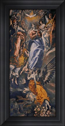 Framed Assumption of the Virgin, c. 1613 Print