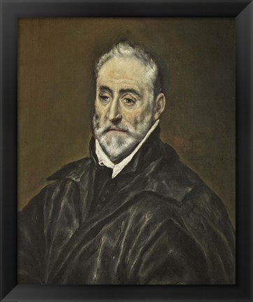 Framed Portrait of Antonio Covarrubias Print