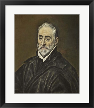 Framed Portrait of Antonio Covarrubias Print