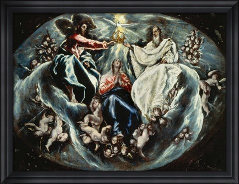 Framed Coronation of the Virgin Print