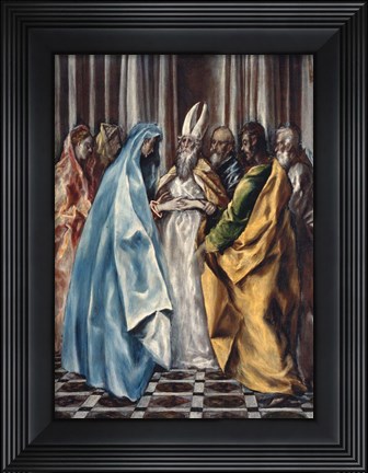 Framed Marriage of the Virgin, c. 1612-1614 Print
