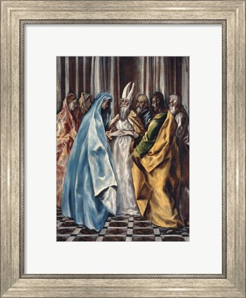 Framed Marriage of the Virgin, c. 1612-1614 Print