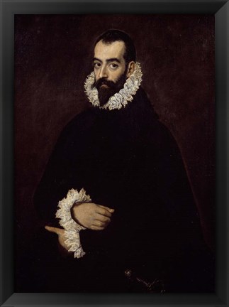Framed Presumed Portrait of the Duke of Benavente Print