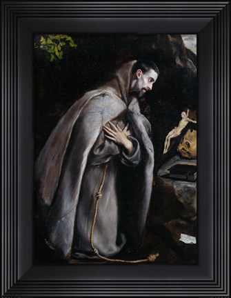 Framed Saint Francis of Assisi Print
