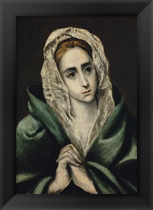 Framed Mater Dolorosa 1587-1590 Print