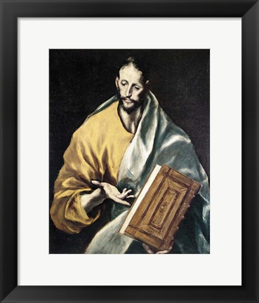 Framed Apostle Saint James the Less Print