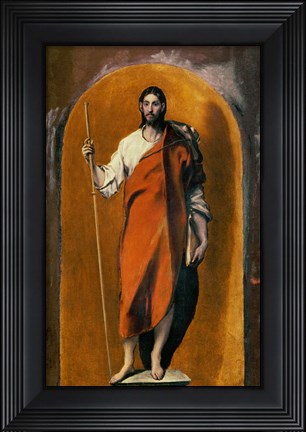 Framed Saint James, Apostle and Pilgrim Print