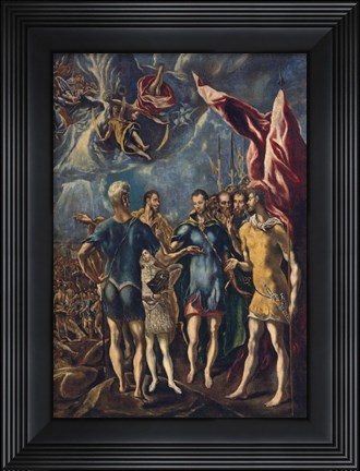 Framed Martyrdom of St Maurice and the Theban Legion, c 1580-1852 Print