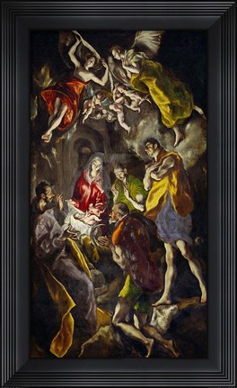 Framed Adoration of the Shepherds Print