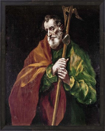 Framed Apostle Saint Thaddeus (Jude) Print