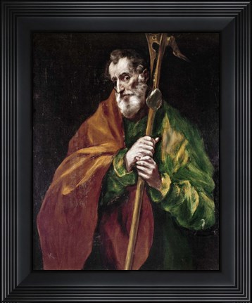 Framed Apostle Saint Thaddeus (Jude) Print