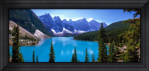 Framed Moraine Lake, Banff National Park, Alberta, Canada Print
