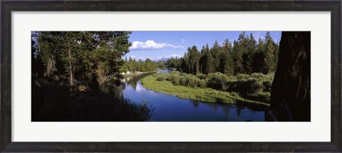 Framed River at Don McGregor Viewpoint, Oregon Print