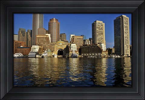 Framed Rowe&#39;s Wharf, Boston, MA Print